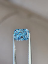 IGI 1.62CT RADIANT FANCY INTENSE BLUE VS1