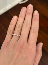 0.89cttw Marquise Lab Diamond Band