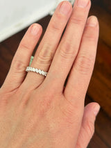 White Gold 1.94ct Marquise Lab Diamond Eternity Band