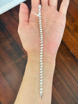 White Gold 8.88ct Multi Shape Lab Diamond 7.25" Bracelet