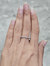White Gold Round Lab Diamond Eternity Band