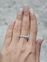 IGI White Gold Round Lab Diamond Eternity Band