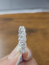 IGI White Gold Round Lab Diamond Eternity Band