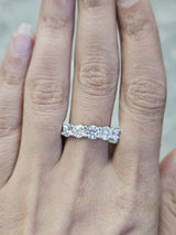 IGI White Gold Round Lab Diamond Eternity Band
