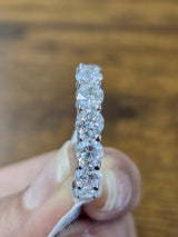 IGI White Gold Round Lab Diamond Eternity Band