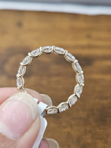 IGI Yellow Gold Round Lab Diamond Eternity Band