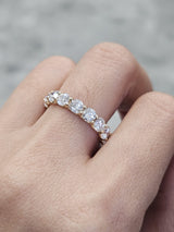 IGI Yellow Gold Round Lab Diamond Eternity Band
