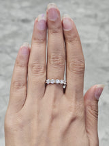IGI Yellow Gold Round Lab Diamond Eternity Band