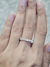 Yellow Gold Round Lab Diamond Eternity Band