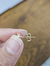 IGI 4 Prong Martini Yellow Gold Round Lab Diamond Studs