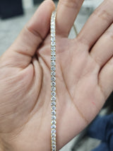 IGI 15.33ct Yellow Gold Lab Diamond 21" Necklace