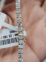 IGI 15.33ct Yellow Gold Lab Diamond 21" Necklace