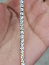 5ct Stronger Joints Low Setting Lab Diamond 7" Tennis Bracelet * Non-resizable *