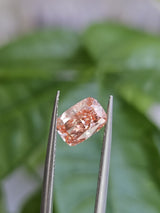 IGI 1.22CT CUSHION FANCY VIVID PINK VS1
