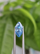 IGI 1.51CT MARQUISE FANCY VIVID BLUE VS2