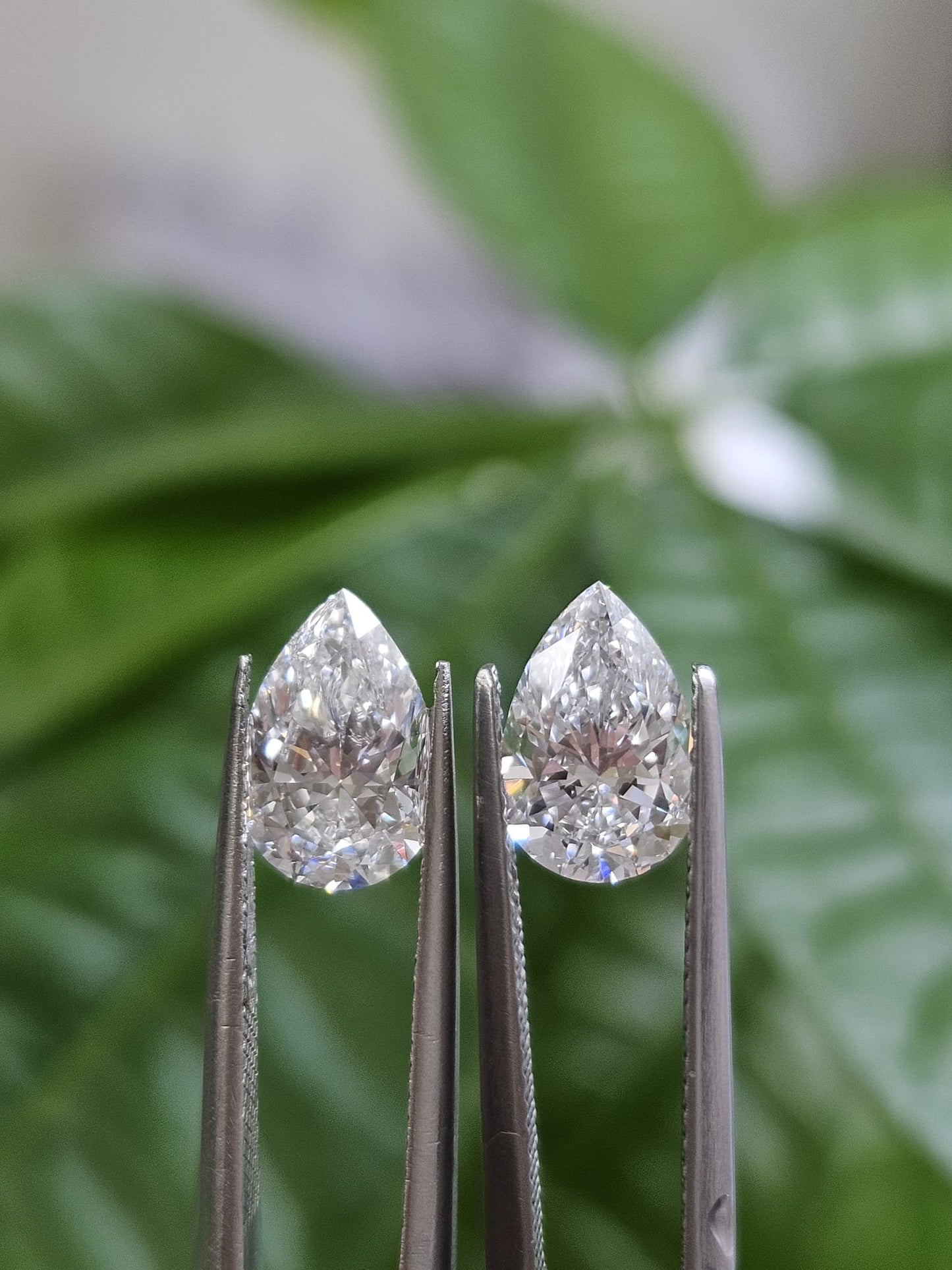IGI 1.51CT + 1.51CT PEAR PAIR D VS1