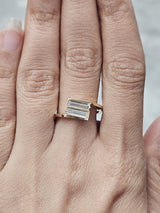 0.56ct Yellow Gold Lab Diamond Ring