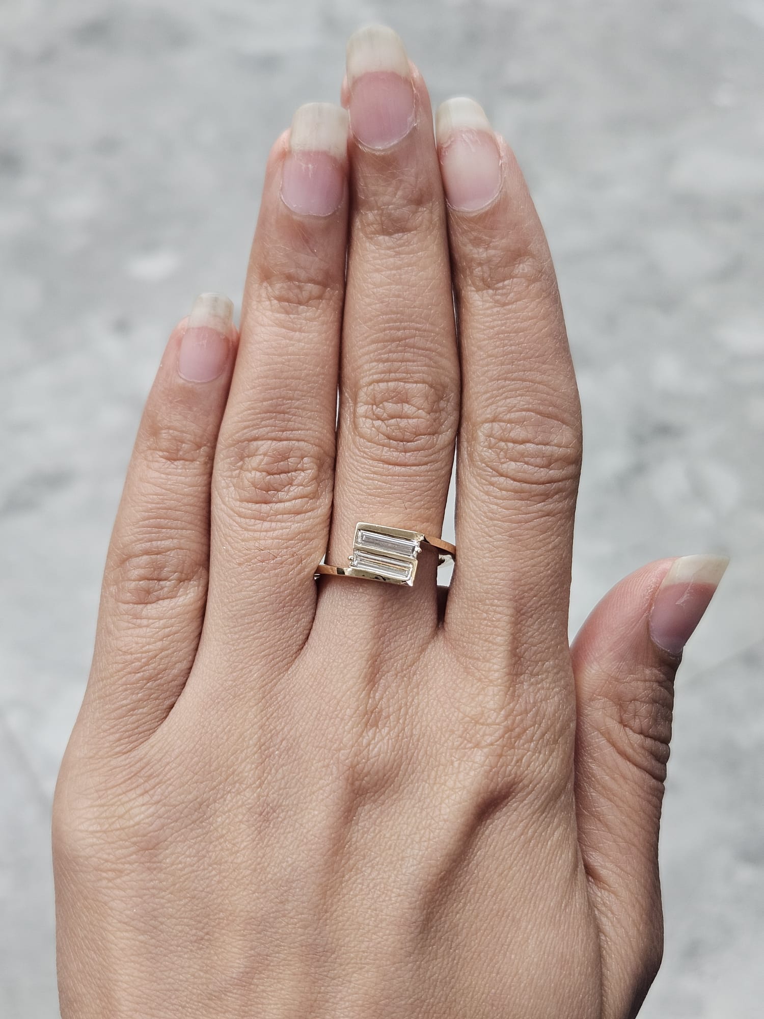 0.56ct Yellow Gold Lab Diamond Ring