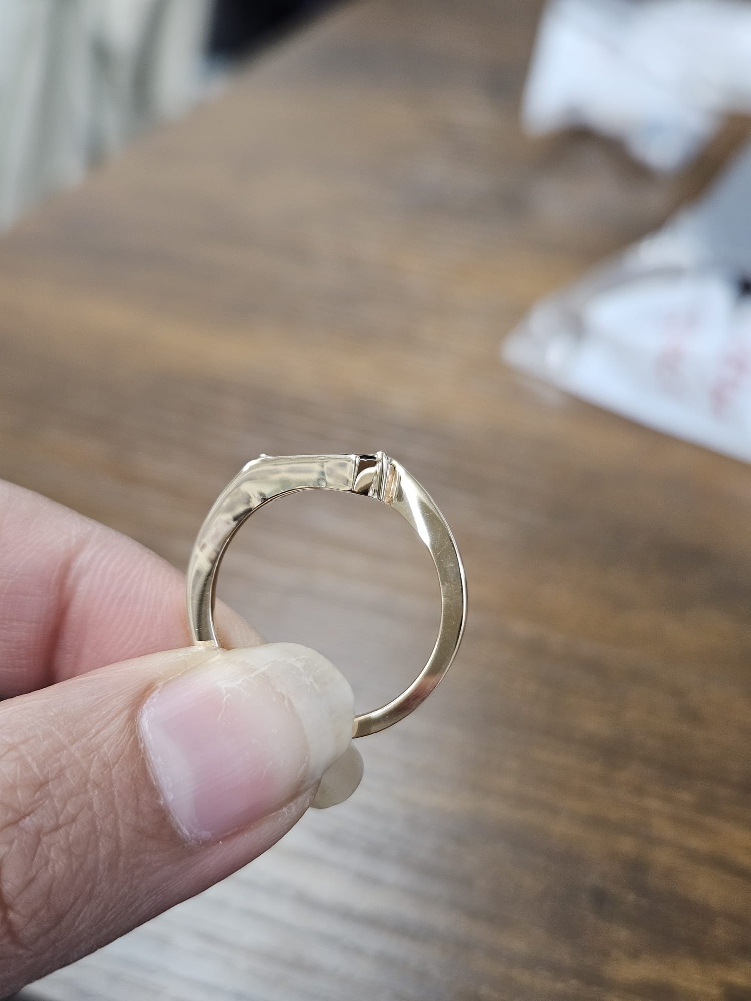 0.56ct Yellow Gold Lab Diamond Ring