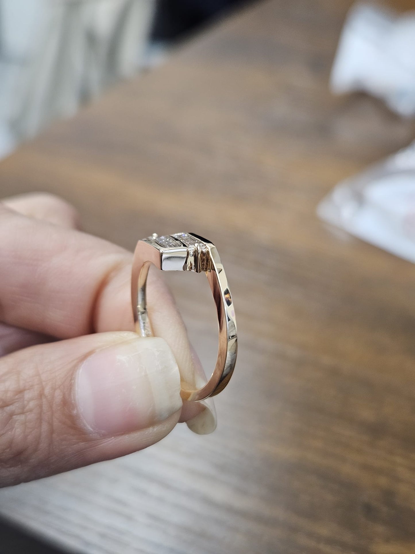 0.56ct Yellow Gold Lab Diamond Ring
