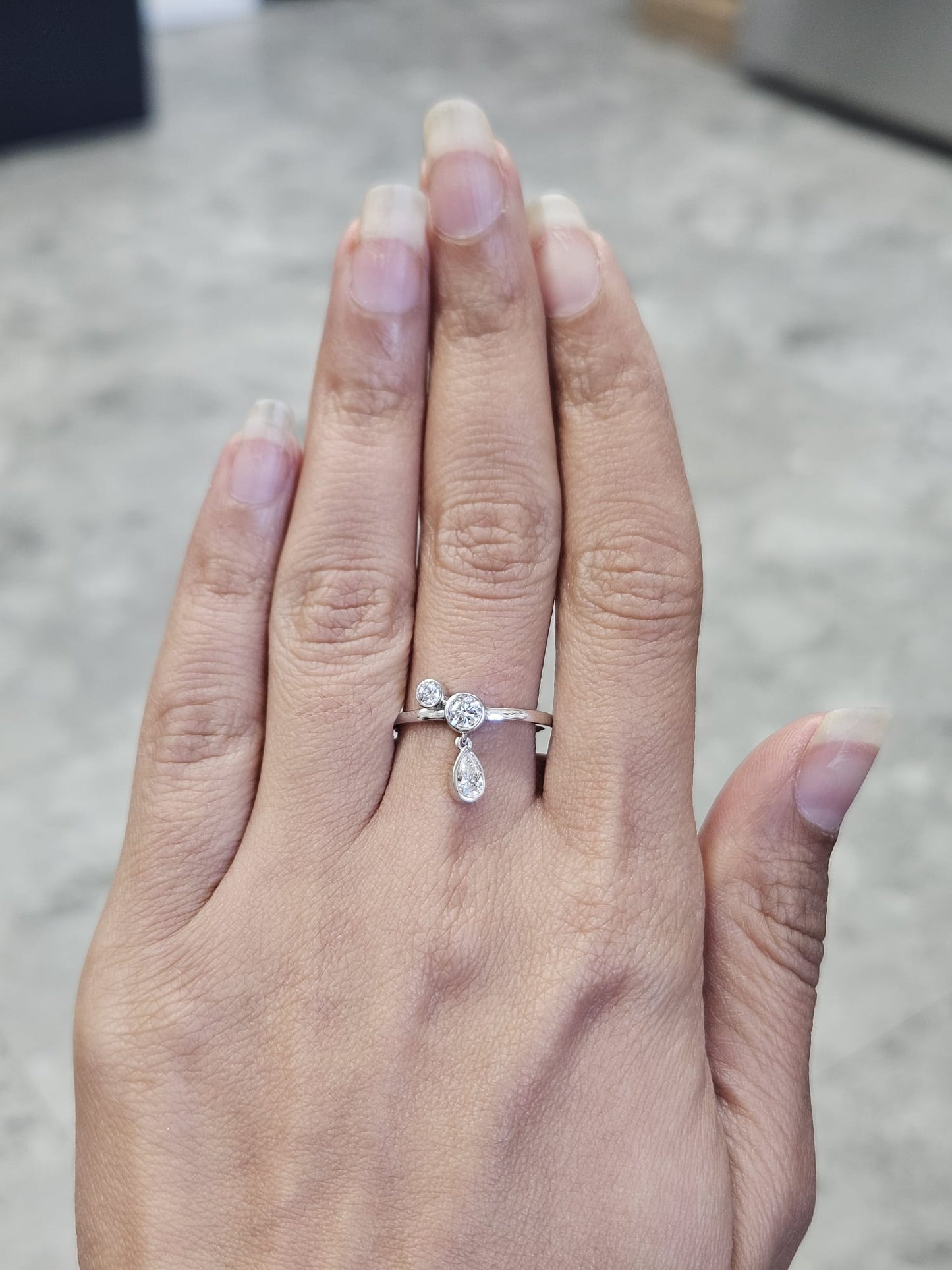 0.41ct White Gold Lab Diamond Ring