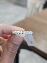 0.96ct White Gold Lab Diamond Band