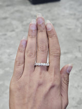 1.01ct Yellow Gold Round Lab Diamond Band