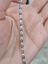 9.56Ct White Gold Bezel Set Pear Shape Lab Diamond 7" Bracelet