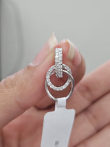 0.22ct White Gold Lab Diamond Pendant