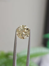 IGI 2.07CT ROUND FANCY YELLOW VVS2