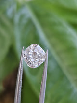 IGI 1.59CT SQUARE CUSHION D VS1