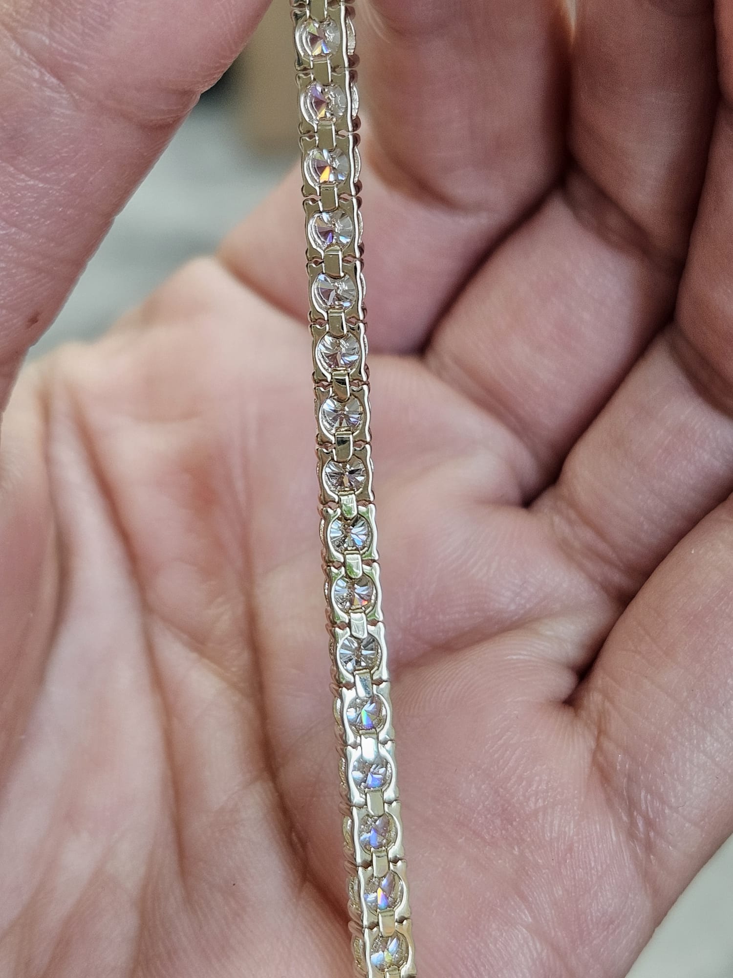 5.45cttw Lab Diamond 7" Bracelet