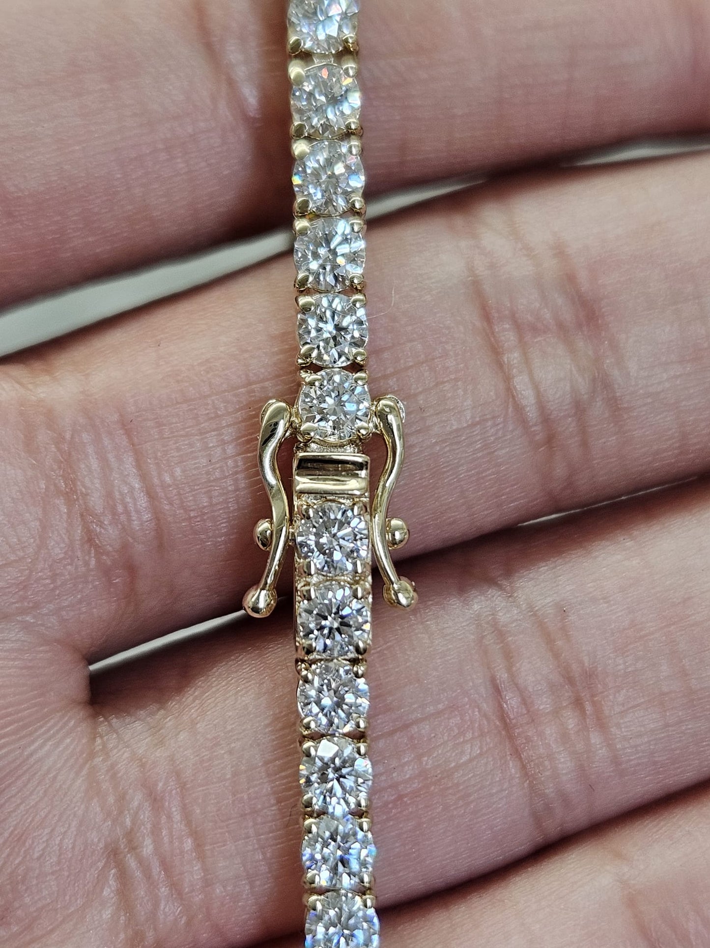 5.45cttw Lab Diamond 7" Bracelet