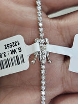 IGI 0.90cttw 3 Prong Lab Diamond 7" Bracelet