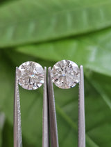 IGI 1.21CT + 1.22CT ROUND PAIR E VS1