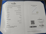 CGRL Certified Round Natural Diamond Yellow Gold Bracelet
