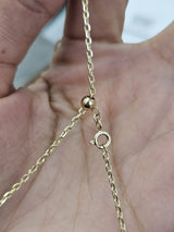 CGRL Certified Yellow Gold chain with Natural Diamond
