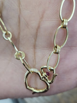 CGRL Certified Yellow Gold chain with Natural Diamond