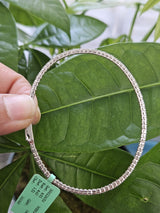 1.51ct White Gold Lab Diamond Tennis Bangle