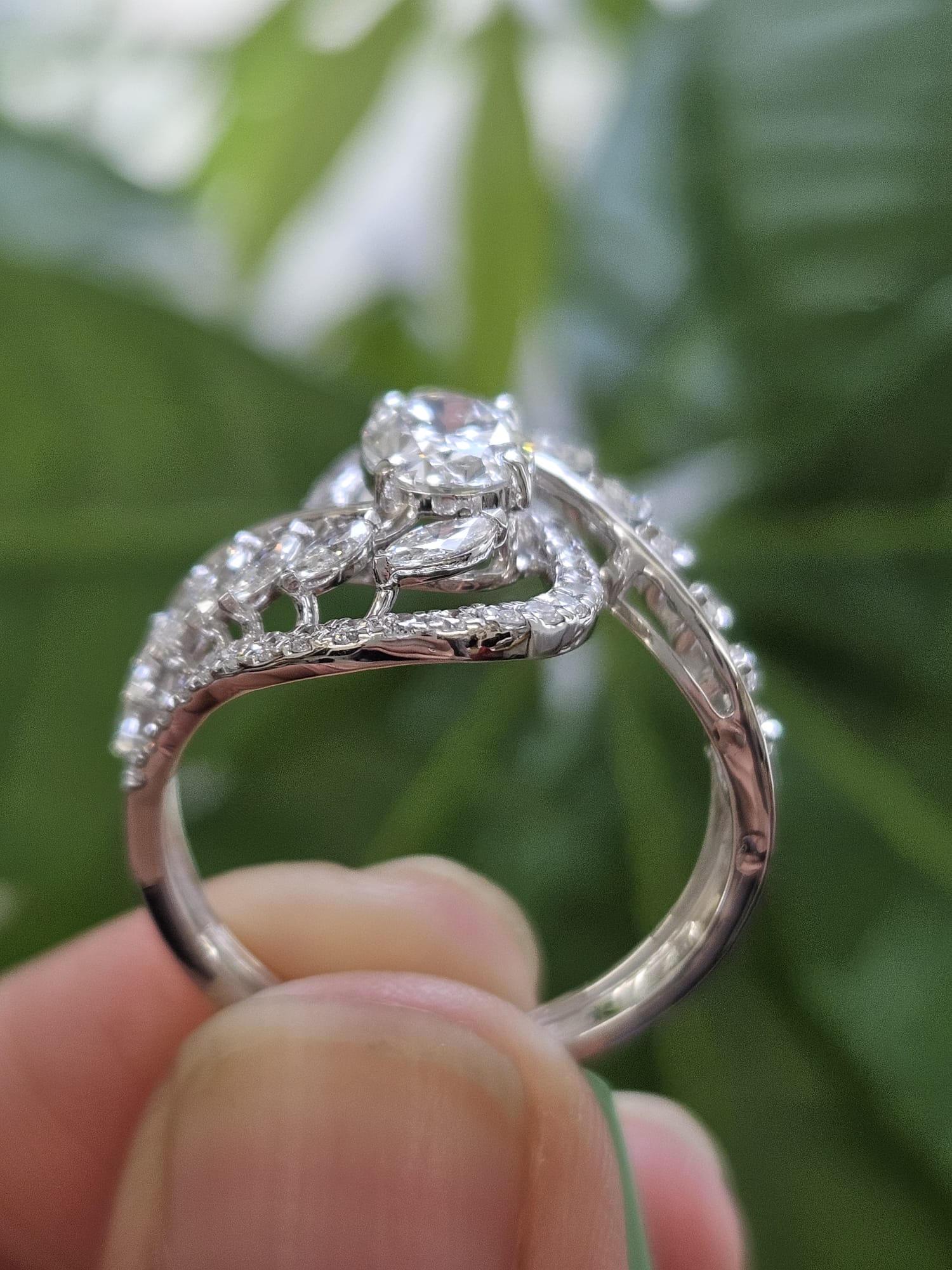 1.46ct White Gold Lab Diamond Ring