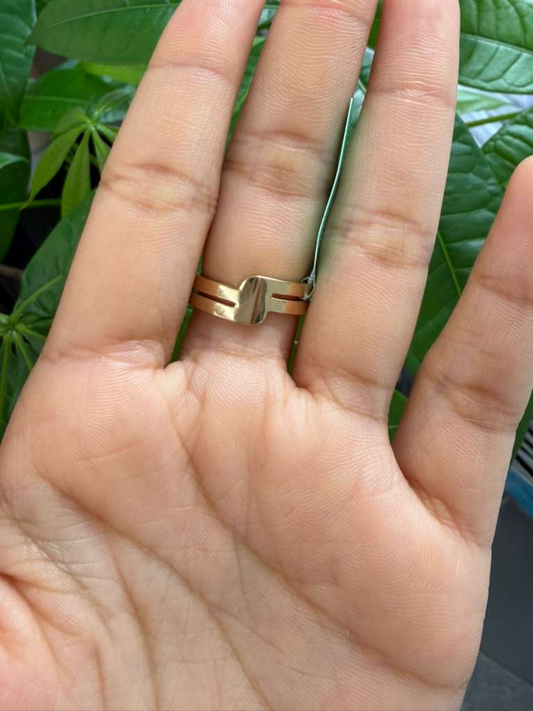1.09ct White Gold & Yellow Gold Lab Diamond Ring