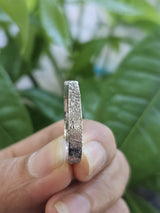 0.48ct Natural Diamond White Gold Lesor Spot finished Ring