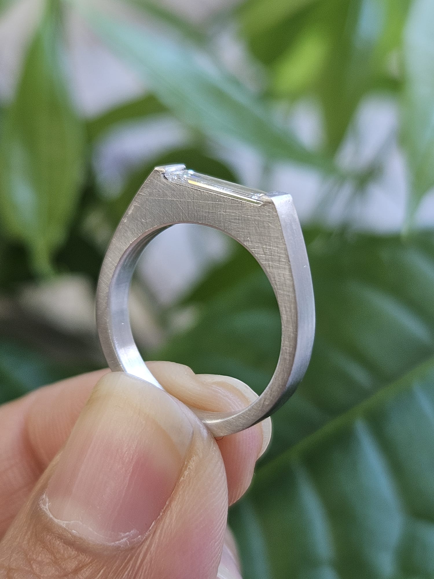 0.34ct Natural Diamond White Gold Ring