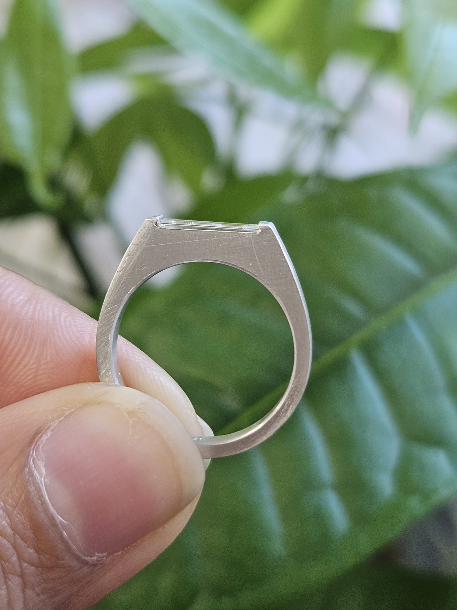0.34ct Natural Diamond White Gold Ring