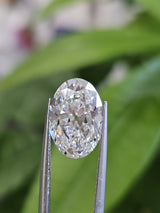 IGI 4.07CT ANTIQUE OVAL F VVS2