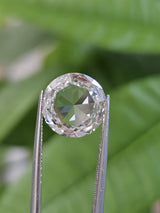 IGI 3.21CT ROUND ROSE CUT F VVS2
