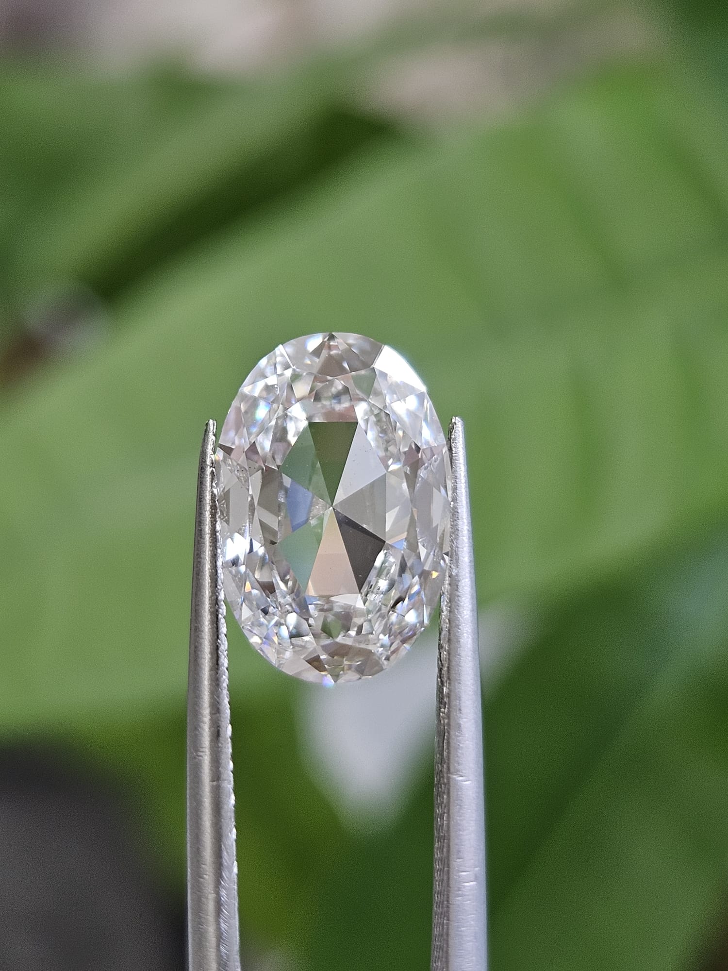 IGI 3.01CT OVAL ROSE CUT E VS1