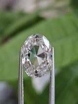 IGI 5.01CT OVAL ROSE CUT G VS1