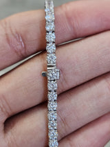 6cttw White Gold Lab Diamond 7" Tennis Bracelet