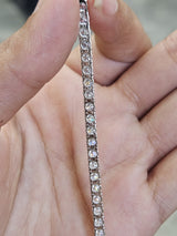 6cttw White Gold Lab Diamond 7" Tennis Bracelet